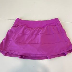 Lululemon pace rival skirt purple 6